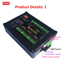 Simulateur d'allumage et d'injection de carburant PD60, plateforme de maintenance ECU, équipement de test pour véhicules essence/diesel, logiciel V6.8 E587