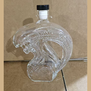 Nuovo Design Decanter per <span class=keywords><strong>Whisky</strong></span> in Vetro Xenomorph, Bottiglia per Vino in Vetro Borosilicato, Decanter per Vino Personalizzato - Product Image 5