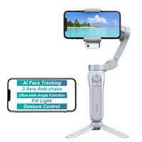 À une perte visage suivi d'objet cardan pour appareil photo et téléphone chine 3 axes cardan téléphone portable trépied cardan suivi du visage