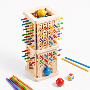 Nuovi Arrivi: Gioco Educativo Montessori in Legno a Doppio Strato per l'Ordinamento dei Colori, Gioco da Tavolo per lo Sviluppo delle Abilità Motorie Fini per Bambini e Bambine - Product Image 6
