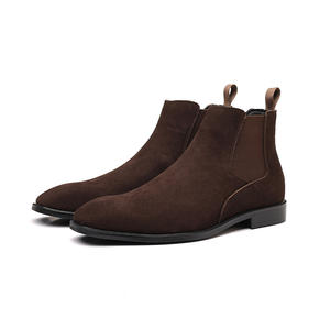 Botas Chelsea de Lujo Personalizadas para Hombre, Estilo Occidental, Zapatos de Vestir para Otoño e Invierno, Talla Grande - Product Image 4