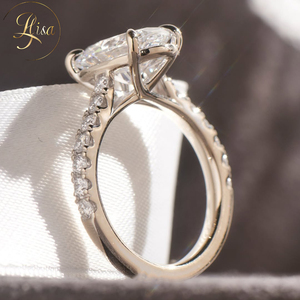 IGI Chứng Nhận Vvs Phòng Thí Nghiệm Grown Kim Cương Nhẫn Tùy Chỉnh Hpht Cvd 14K 18K Vàng Hình Bầu Dục Cắt Phòng Thí Nghiệm Tạo Ra Kim Cương Engagement <span class=keywords><strong>Ring</strong></span> Cho Phụ Nữ - Product Image 2