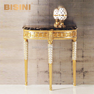 Ormulo-mesa auxiliar de tres capas con marco de latón dorado, Ormulo, estilo antiguo, coleccionable - Product Image 2