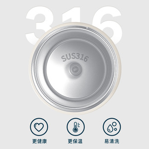 Botella de agua aislada de acero inoxidable Tomic de 500 ml, compacta y portátil para acampar y uso diario - Product Image 3