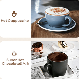 Mousseur à lait électrique HiBREW 300 ml 300 W entièrement automatique en acier inoxydable SUS304 pour la maison - Product Image 6