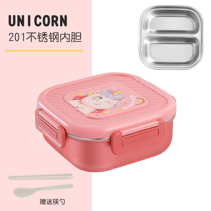 กล่องข้าวสีชมพูสองใบ