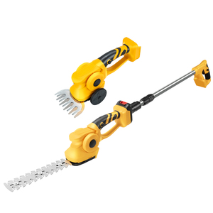 Taille-haie industriel sans fil DIY, cisailles à gazon portatives, coupe-herbe double, batterie rechargeable, lame de 120 mm GT6002 E - Product Image 1