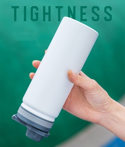 Botella Deportiva de Acero Inoxidable con Logotipo Personalizado, <span class=keywords><strong>Termo</strong></span> de 350 ml para Auto, Botella de Agua Plegable, Venta Especial - Product Image 1