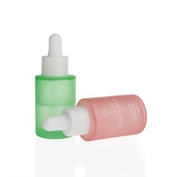 Bouteille compte-gouttes en verre coloré, vide, avec bouchon blanc, 30ml, 50ml, 60ml, pour huiles essentielles et soins de la peau – Vente en gros, produit phare