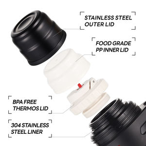 <span class=keywords><strong>1</strong></span> 2 2,<span class=keywords><strong>5</strong></span> 3 4 <span class=keywords><strong>5</strong></span> <span class=keywords><strong>litros</strong></span> viaje senderismo empuñadura doble pared aislada Acero inoxidable termos <span class=keywords><strong>botella</strong></span> de agua con tapa - Product Image 3