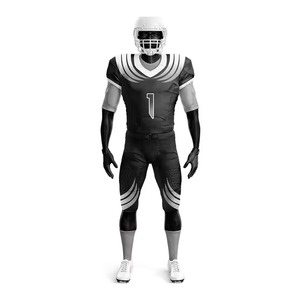 Uniforme de Fútbol Americano Estilo Adulto, Color Liso, Último Diseño, Uniformes Americanos 100% Poliéster - Product Image 4