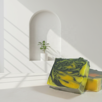 Savon Premium au Procédé à Froid Doux au Charbon et Curcuma pour l'Élimination des Taches, Éclaircissant et Blanchissant pour la Peau, au Citron pour le Corps