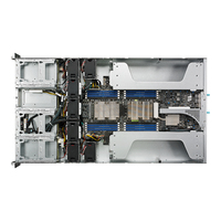 Serveur Rack 2U As US ESC4000 Dual Xeon 3647 2.0GHz avec Quad GPU, 16 Go de mémoire DDR4, Boîtier Personnalisé, En Stock