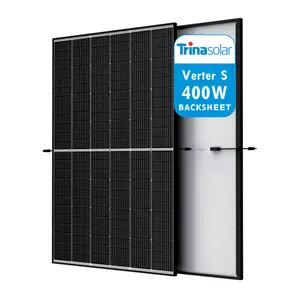 Güneş panelleri 400W avrupa standart N tipi yarım kesim arka tabaka Mono modülü Trina 390W 405W 400W güneş panelleri