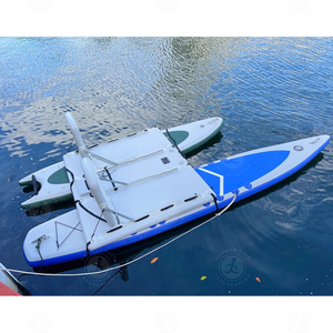 Planche de SUP gonflable à double pédale en gros d'usine, bateaux à rames gonflables avec chaise portable pour loisirs aquatiques - Product Image 2