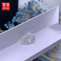 Diamante Cultivado en Laboratorio con Certificación IGI Premium, Corte Pera, CVD HPHT, 1-5 Quilates, VVS-VS, Corte Excelente, Venta al Por Mayor para Joyería