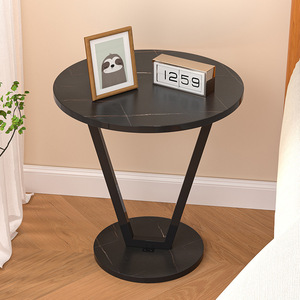 Accessible Luxury Small Spaces <strong>Corner</strong> <strong>Table</strong> Modern Metal and Glass Coffee <strong>Table</strong> for Living Room Bedroom Bedside <strong>Storage</strong> Rack - Product Image 3