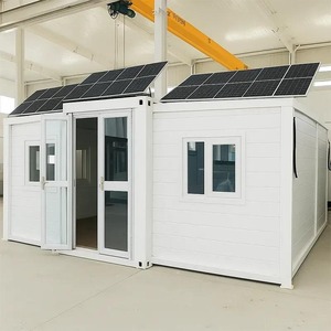 Casa Prefabricada Tipo Mariposa de 20 Pies con Baño, Pared de Vidrio y Diseño Completamente Equipado para Viviendas Pequeñas y Casas de Huéspedes - Product Image 2