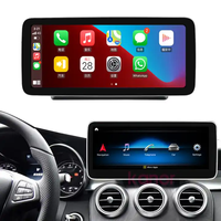 Radio Estéreo para Auto con GPS Android 14 de 12.3 Pulgadas y 720p para Mercedes Benz Clase C W204 C180 C200 C250, Actualización de Pantalla de Unidad Principal