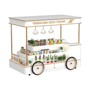 Distributore automatico di gelato Prosky/carrello distributore automatico di mini carrelli per alimenti