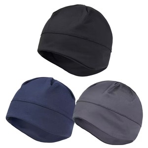 メンズ・レディース兼用 冬用保温ランニングハット 軽量通気性スカルキャップ サイクリングキャップ ヘルメット ビーチ 旅行 ビジネス用 - Product Image 1