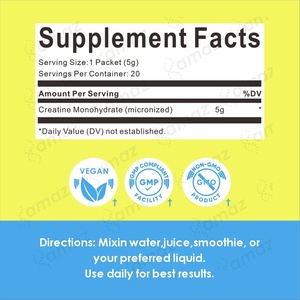 Amaz Pre Workout Creatine Powder 300G/Can Customized <strong>Your</strong> Brand Sports Nutrition <strong>Supplement</strong> Helps Build Endurance - Product Image 2