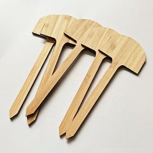 Marqueurs floraux pour plantes d'herbes aromatiques de jardin, en forme de demi-<span class=keywords><strong>lune</strong></span>, en bambou, étiquettes personnalisées pour <span class=keywords><strong>semis</strong></span>, légumes, fleurs, plantation - Product Image 6