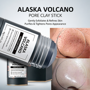Masque facial en bâton d'argile volcanique d'Alaska aux herbes, 40g, pour un nettoyage en profondeur et l'élimination des points noirs, usage domestique - Product Image 1