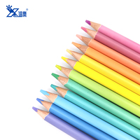 Chaude en vrac matite colorate artiste professionnel personnalisé certificat CE 12 crayons de couleur ensemble enfants pastel dessin crayons de couleur