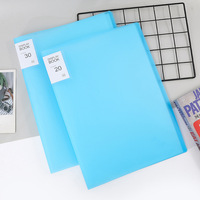 Carpeta de Archivo con Clip, Transparente, Impermeable, de Gran Capacidad, Material PP Grueso, Impresión UV, con Hojas de Prueba Insertadas