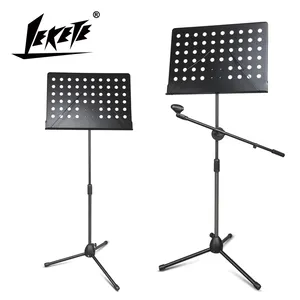 LEKETE LKT-510 ve LKT-530 müzik standı taşınabilir nota kitabı standı gitar, Ukulele, keman oyuncular