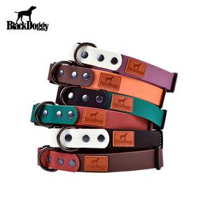 Waterdichte Snelsluiting Klassieke Gestreepte Linten Polyester Hondenhalsband Lopende Lood Accepteren Groothandel - Product Image 1