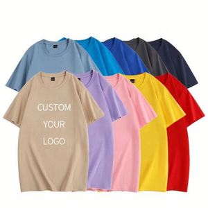 Unisex Men's Oversized Short Sleeve 100% Polyester Eco-Friendly Heat Transfers Dtg Embroidered Logo Custom Printed <b>T</b>-Shirt - Product Image 1