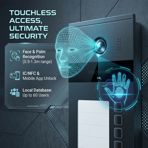 <span class=keywords><strong>Kit</strong></span> de <span class=keywords><strong>Videoportero</strong></span> IP de <span class=keywords><strong>2</strong></span> Cables HIWINK con 6 Botones de Llamada, Cámara 2K con IR, Desbloqueo Facial, de Palma y RFID, IP65, TUYA Wifi 148 ° Gran Angular - Product Image 3