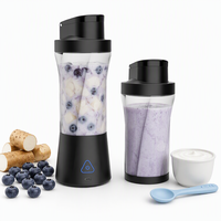 Mixeur personnel puissant à 6 lames, presse-agrumes électrique portable pour smoothies, milkshakes, boissons protéinées, gym, extérieur, 700 ml