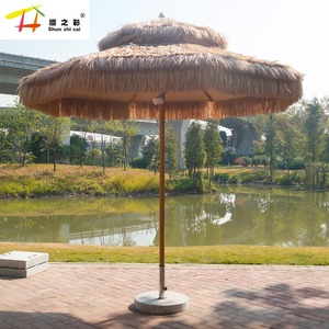 <span class=keywords><strong>Parasol</strong></span> d'extérieur pliant en aluminium de style <span class=keywords><strong>original</strong></span> Tiki avec pampilles, de haute qualité, pour la plage, vente en gros directe usine - Product Image 2
