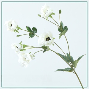 Venta al por Mayor <span class=keywords><strong>de</strong></span> <span class=keywords><strong>Flores</strong></span> <span class=keywords><strong>de</strong></span> Anémona Artificiales Europeas <span class=keywords><strong>de</strong></span> Alta Gama, 5 Cabezas, Decoración para Mesa <span class=keywords><strong>de</strong></span> Boda, Centro <span class=keywords><strong>de</strong></span> Mesa para el Hogar, Decoración para Fiestas y Salas <span class=keywords><strong>de</strong></span> Exhibición - Product Image 6