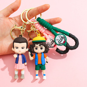 Nouveau pendentif en silicone <span class=keywords><strong>Stranger</strong></span> <span class=keywords><strong>Things</strong></span> de dessin animé, fait main, mignon, pour sac, porte-clés de voiture, jouet, cadeau - Product Image 5