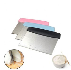 Cortador de Masa de Acero Inoxidable Personalizado, Raspador de Pastelería para Pizza y Tartas con Medidor, Utensilios de Cocina - Product Image 2
