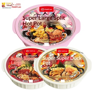 หม้อไฟอุ่นร้อนอัตโนมัติ <span class=keywords><strong>Haidilao</strong></span> ขนาดใหญ่พิเศษ รสชาติสองแบบ มะเขือเทศเผ็ด รสหม่าล่าตะวันออกเฉียงเหนือ หม่าไช่ พร้อมปรุงรับประทานทันที - Product Image 2