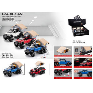 F150 Metal 5 puertas abierto <span class=keywords><strong>Camper</strong></span> Van Toy Diecast aleación Pickup con luz y sonido Pull-Back tienda <span class=keywords><strong>de</strong></span> campaña para niños - Product Image 2