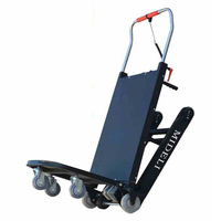 Chariots à plateforme en acier de 400 kg de capacité, chariots à palettes pour monter les escaliers, chariots électriques pour monter les escaliers, élévateurs industriels, chariots à usage industriel