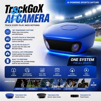 Caméra TrackGoX AI 4K Ultra HD 180 °   Caméra d'action sportive panoramique avec suivi automatique et diffusion en direct pour le basketball et le football