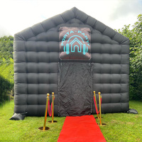 Portable Disco Blow Up Discothèque Led Éclairage Tentes de Fête Location Commerciale Boîte de Nuit Extérieure Tentes Gonflables