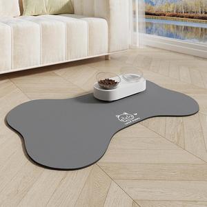Tapis de nourriture pour chien absorbant avec logo de marque OEM Tapis d'alimentation doux et pliable en diatomite, adapté aux animaux de compagnie - Product Image 4