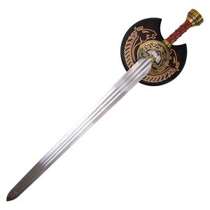 Le <span class=keywords><strong>Seigneur</strong></span> <span class=keywords><strong>des</strong></span> <span class=keywords><strong>Anneaux</strong></span> à collectionner roi Theoden Cosplay arme Herugrim épée <span class=keywords><strong>réplique</strong></span> - Product Image 1