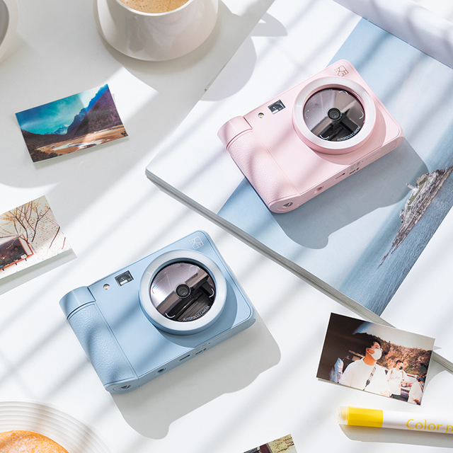 HPRT Z1 Mini Portable Wireless Zink Photo Printer 300DPI Pocket Color Printer AR Picture Camera for Travel