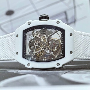 Relojes Mecánicos de Lujo para Hombre con Logotipo Personalizado OEM, Relojes Automáticos Deportivos con Correa de Velcro Popular de Fibra de Carbono - Product Image 4