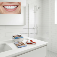 Kit de prothèses dentaires esthétiques à clipser, facettes dentaires en gel moulable, remplissage de dents, appareil dentaire en silicone, kit de relineage de prothèses, fausses dents