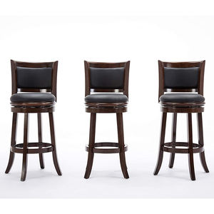 Meubles <span class=keywords><strong>de</strong></span> <span class=keywords><strong>bar</strong></span> commerciaux en bois <span class=keywords><strong>de</strong></span> chêne Pieds en bois massif marron <span class=keywords><strong>clair</strong></span> <span class=keywords><strong>de</strong></span> luxe moderne et <span class=keywords><strong>tabouret</strong></span> <span class=keywords><strong>de</strong></span> <span class=keywords><strong>bar</strong></span> à dossier <span class=keywords><strong>de</strong></span> siège en cuir rembourré marron pour <span class=keywords><strong>bar</strong></span> - Product Image 3